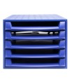 THE BOX 5 tiroirs ouv. FOREVER bleu coba