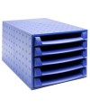 THE BOX 5 tiroirs ouv. FOREVER bleu coba