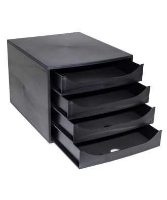 ECOBOX Caisson 4 tiroirs ECOBlack noir