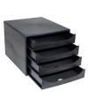 ECOBOX Caisson 4 tiroirs ECOBlack noir