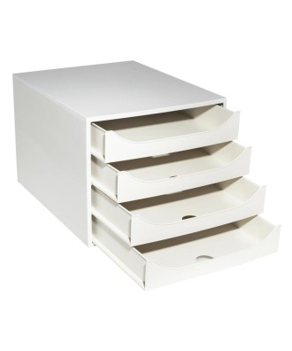 ECOBOX Caisson 4 tiroirs Office gris