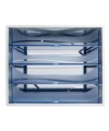 ECOBOX 4 tiroirs gris/bleu glacé transpa