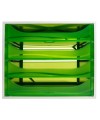ECOBOX 4 tiroirs gris/vert pomme transpa