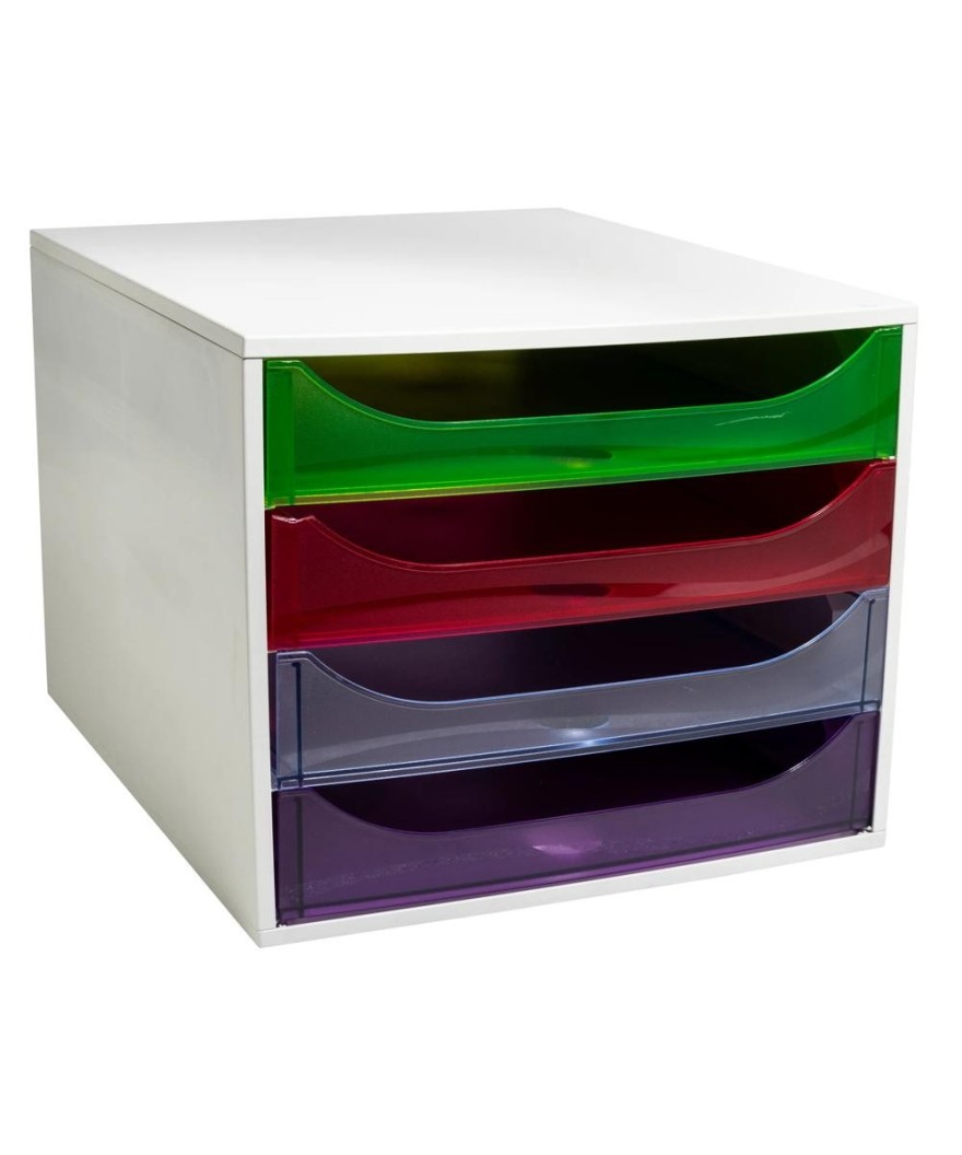 ECOBOX 4 tir. Linicolor gris/arlequin tr