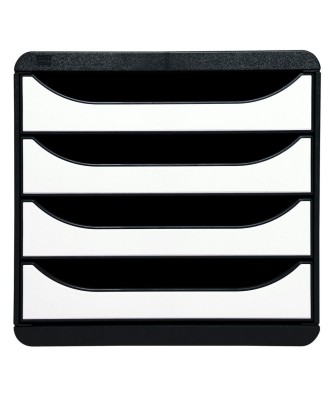 BIG BOX Glossy noir/blanc glossy