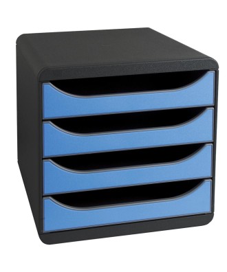 BIG BOX Iderama noir/bleu glace
