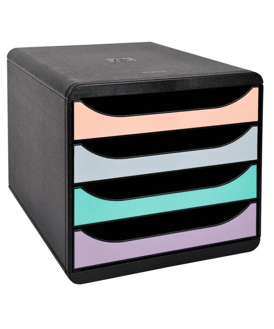 BIG-BOX Aquarel noir/pastel glossy
