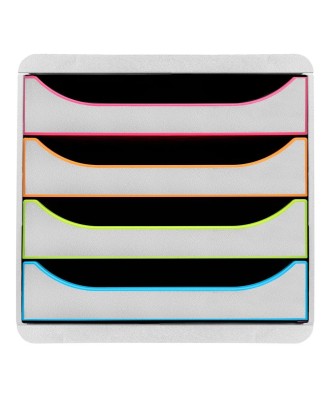 BIG BOX Black Office blanc/arlequin/blan