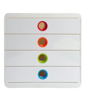 Pop-Box Black Office blanc/arlequin