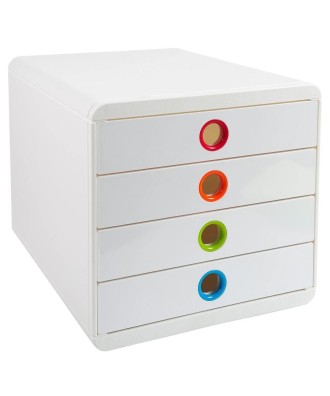 Pop-Box Black Office blanc/arlequin