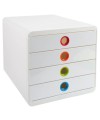 Pop-Box Black Office blanc/arlequin