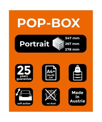 Pop-Box Black Office noir/arlequin