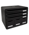 STORE-BOX MAXI 6 tiroirs ECOBlack noir