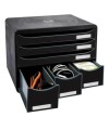 STORE-BOX MAXI 6 tiroirs ECOBlack noir