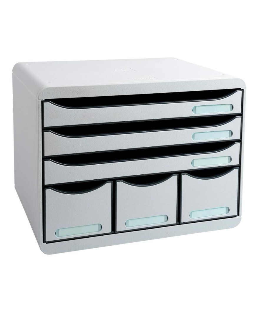 STORE-BOX MAXI 6 tiroirs gris lumière