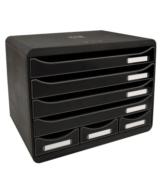 STORE-BOX MINI 7 tiroirs ECOBlack noir
