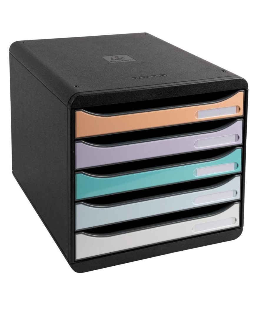 BIG-BOX PLUS Aquarel noir/pastel glossy
