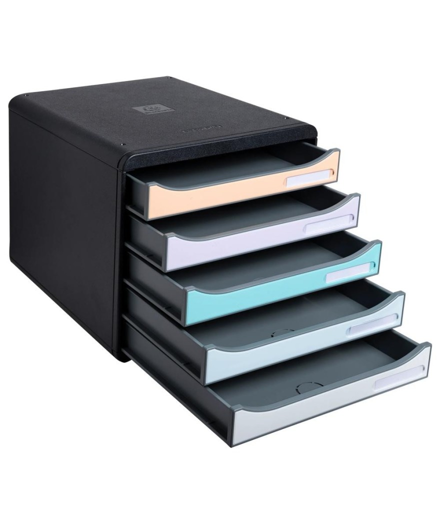 BIG-BOX PLUS Aquarel noir/pastel glossy