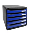 BIG-BOX PLUS noir/bleu royal glossy