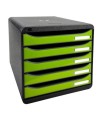 BIG-BOX PLUS noir/vert anis glossy