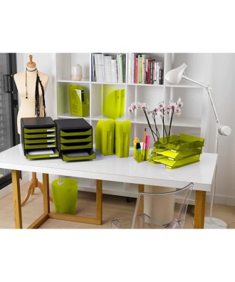 BIG-BOX PLUS noir/vert anis glossy