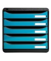 BIG-BOX PLUS noir/bleu turquoise glossy