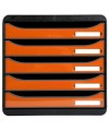BIG-BOX PLUS Iderama noir/tangerine glos