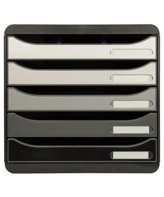 BIG-BOX PLUS noir/nuances de gris glossy