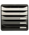 BIG-BOX PLUS noir/nuances de gris glossy